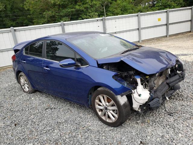 3KPFL4A77HE107702 - 2017 KIA FORTE LX BLUE photo 4