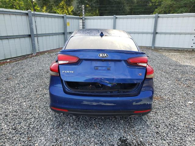 3KPFL4A77HE107702 - 2017 KIA FORTE LX BLUE photo 6