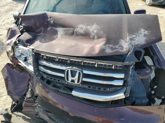 5FNYF3H50DB032893 - 2013 HONDA PILOT EXL PURPLE photo 12