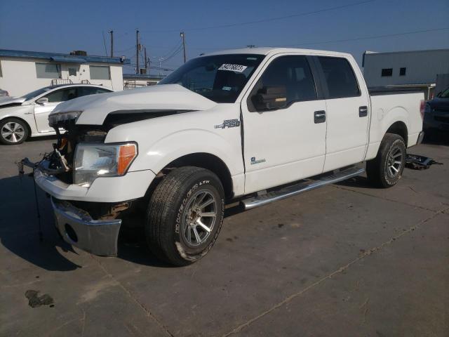 1FTFW1CT7DKF46311 - 2013 FORD F150 SUPERCREW WHITE photo 1