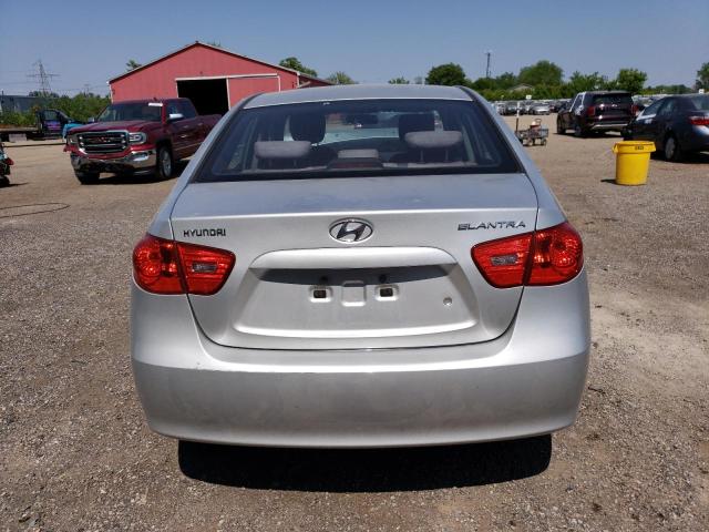 KMHDU45D38U376460 - 2008 HYUNDAI ELANTRA GL SILVER photo 6