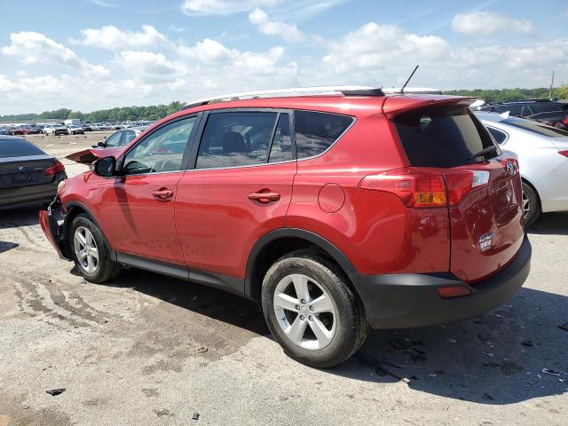 JTMRFREV4DD004291 - 2013 TOYOTA RAV4 XLE RED photo 2