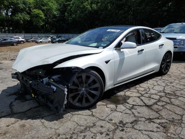 5YJSA1E20KF308747 - 2019 TESLA MODEL S Սպիտակ լուսանկար 1