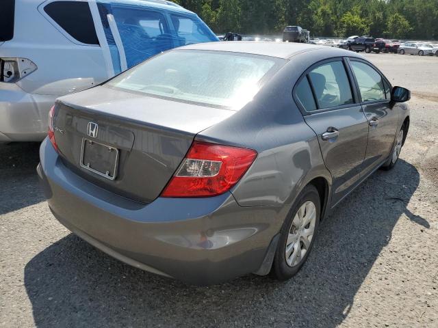 19XFB2F54CE367644 - 2012 HONDA CIVIC LX GRAY photo 3