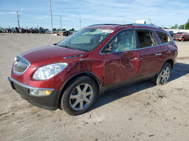 5GALRCED8AJ157837 - 2010 BUICK ENCLAVE CXL BURGUNDY photo 1