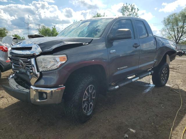 5TFUW5F18GX529033 - 2016 TOYOTA TUNDRA DOUBLE CAB SR/SR5 GRAY photo 1