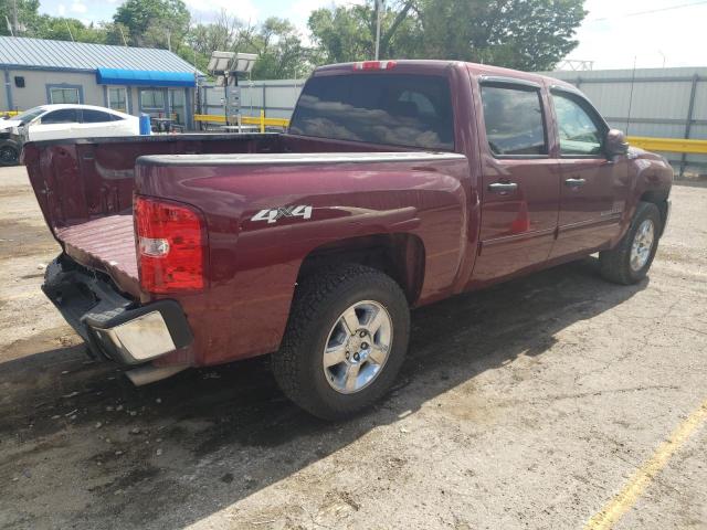 3GCUKUEJ6DG107687 - 2013 CHEVROLET SILVERADO K1500 HYBRID MAROON photo 3