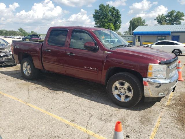 3GCUKUEJ6DG107687 - 2013 CHEVROLET SILVERADO K1500 HYBRID MAROON photo 4