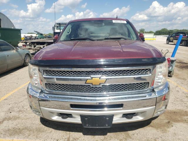 3GCUKUEJ6DG107687 - 2013 CHEVROLET SILVERADO K1500 HYBRID MAROON photo 5