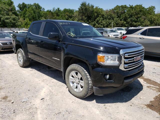 1GTG6CEN7H1267029 - 2017 GMC CANYON SLE BLACK photo 1