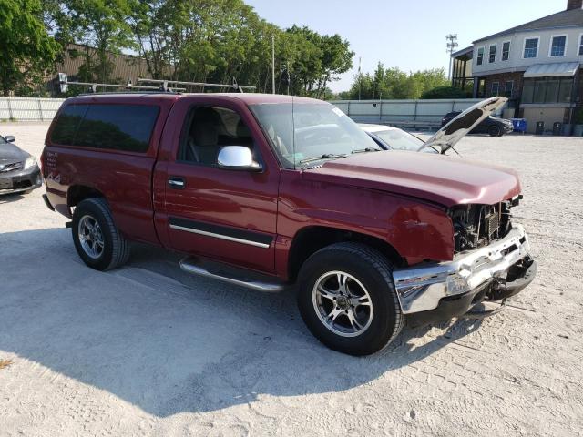 1GCEK14Z37Z190171 - 2007 CHEVROLET SILVERADO K1500 CLASSIC RED photo 4