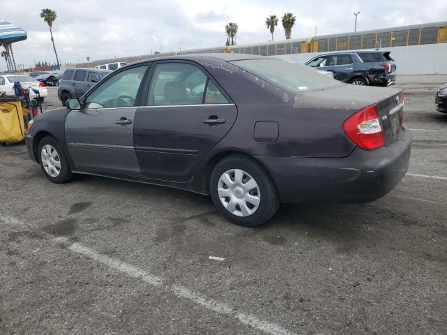 4T1BE32K52U597003 - 2002 TOYOTA CAMRY LE 紫色 照片 2