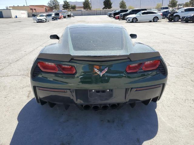 1G1YA2D76E5109391 - 2014 CHEVROLET CORVETTE STINGRAY 1LT GREEN photo 6