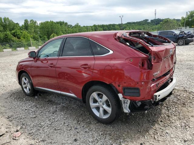 2T2BK1BA0AC060491 - 2010 LEXUS RX 350 RED photo 2