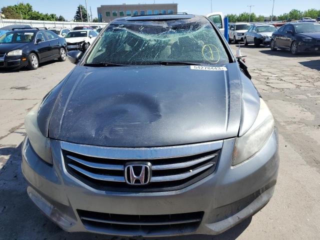 1HGCP2F84CA083532 - 2012 HONDA ACCORD EXL GRAY photo 5