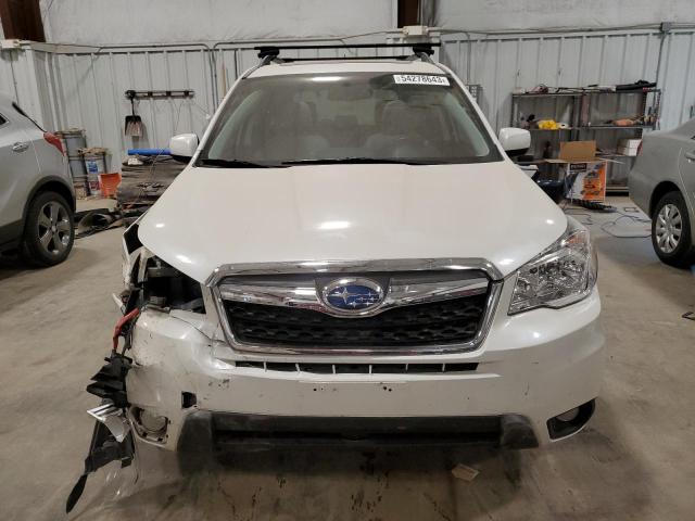 JF2SJAHC7EH526629 - 2014 SUBARU FORESTER 2.5I LIMITED WHITE photo 5