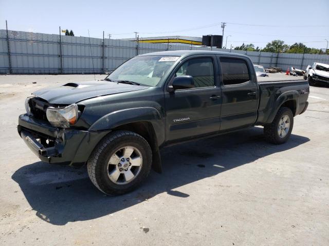 3TMMU4FN2BM028558 - 2011 TOYOTA TACOMA DOUBLE CAB LONG BED GREEN photo 1