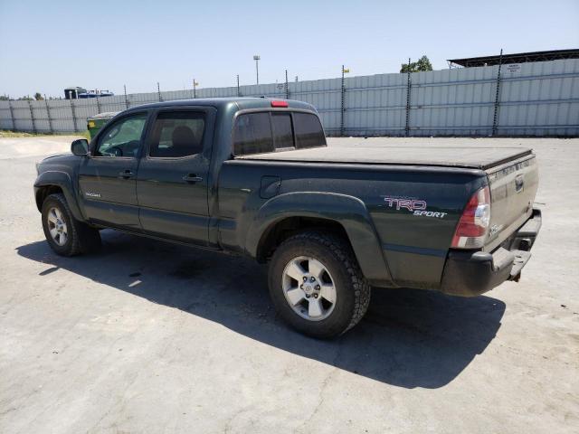 3TMMU4FN2BM028558 - 2011 TOYOTA TACOMA DOUBLE CAB LONG BED GREEN photo 2