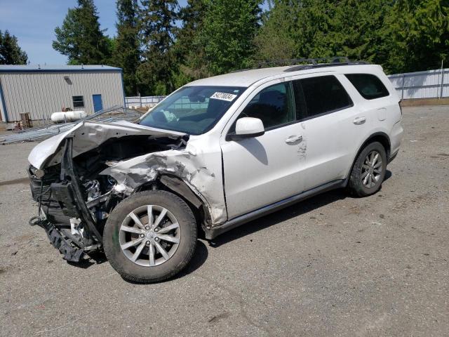 1C4RDJAG5HC733197 - 2017 DODGE DURANGO SXT WHITE photo 1