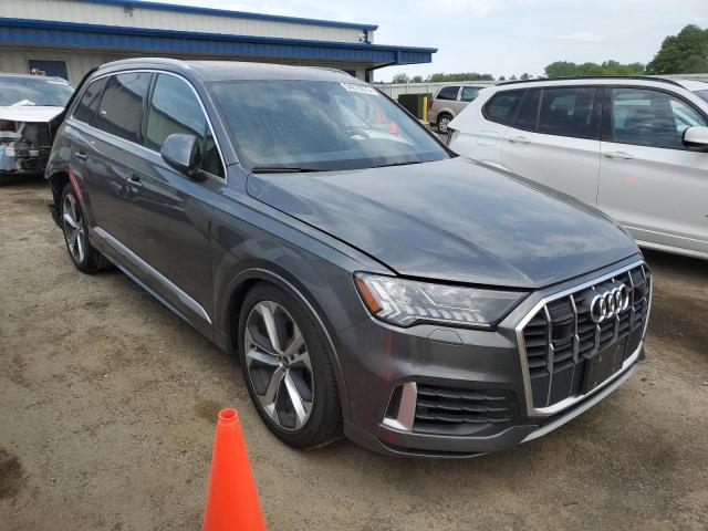 WA1VXAF7XMD027596 - 2021 AUDI Q7 PRESTIGE GRAY photo 4