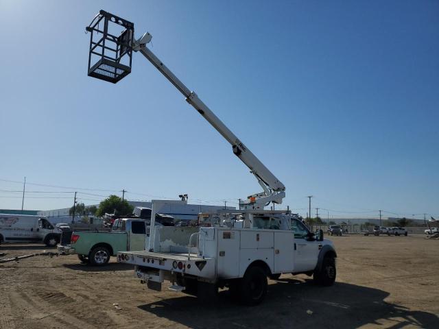 1FDXF46R28EB78335 - 2008 FORD F450 SUPER DUTY WHITE photo 3