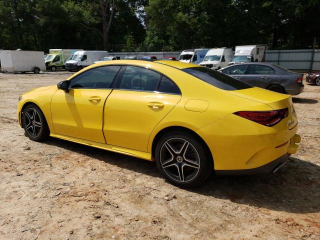 WDD5J4HB1LN070748 - 2020 MERCEDES-BENZ CLA 250 4MATIC YELLOW photo 2