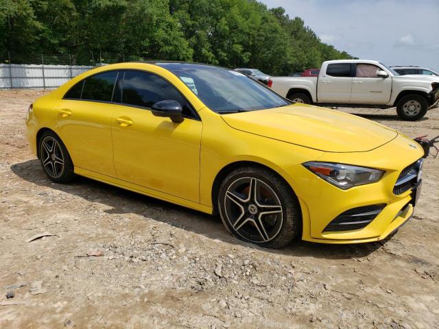 WDD5J4HB1LN070748 - 2020 MERCEDES-BENZ CLA 250 4MATIC YELLOW photo 4