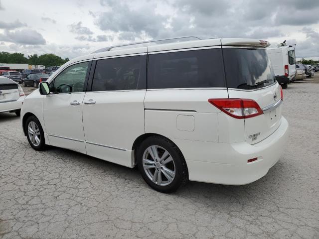 JN8AE2KP1C9041835 - 2012 NISSAN QUEST S WHITE photo 2