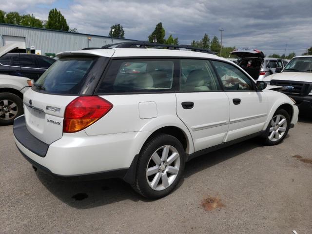 4S4BP61C567343768 - 2006 SUBARU LEGACY OUTBACK 2.5I WHITE photo 3