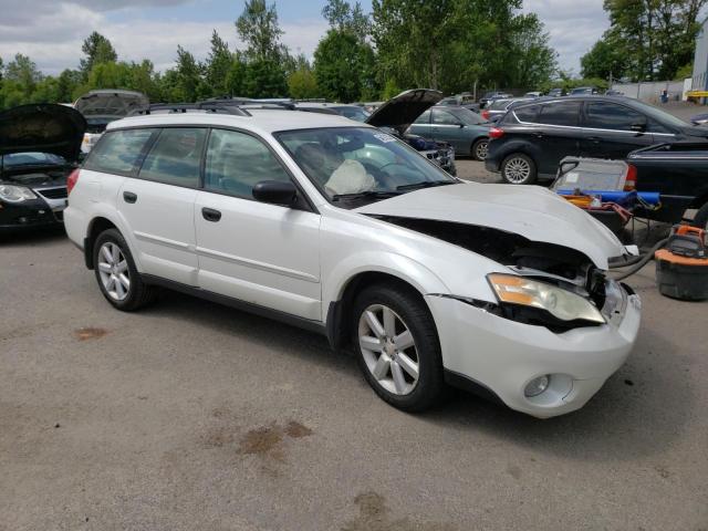 4S4BP61C567343768 - 2006 SUBARU LEGACY OUTBACK 2.5I WHITE photo 4