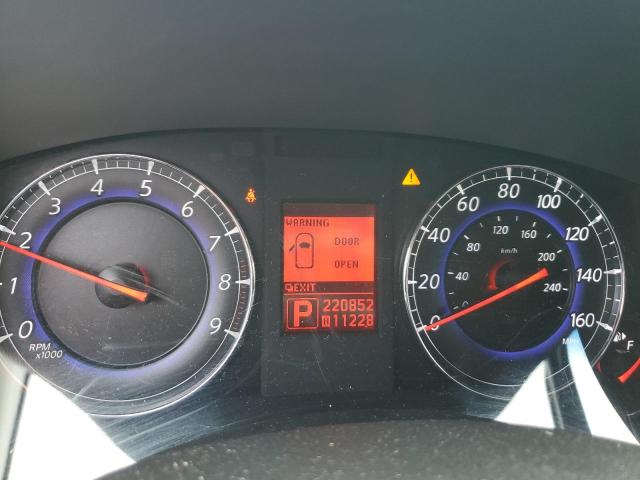 JNKAJ09F58M350168 - 2008 INFINITI EX35 BASE Սև լուսանկար 9