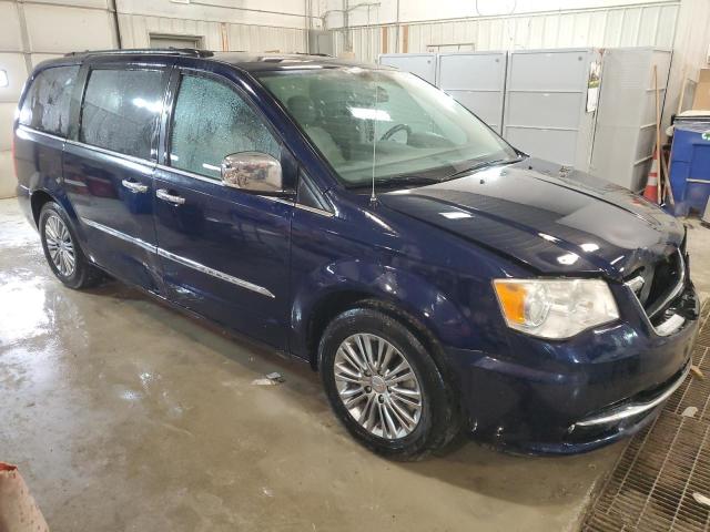 2C4RC1CG2DR731926 - 2013 CHRYSLER TOWN & COU TOURING L BLUE photo 4