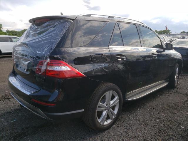 4JGDA5HB2DA247615 - 2013 MERCEDES-BENZ ML 350 4MATIC BLACK photo 3