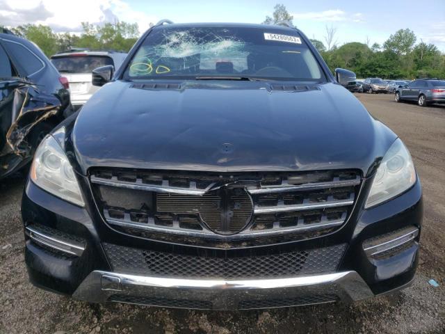 4JGDA5HB2DA247615 - 2013 MERCEDES-BENZ ML 350 4MATIC BLACK photo 5