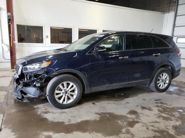 5XYPG4A33KG513962 - 2019 KIA SORENTO L BLUE photo 1