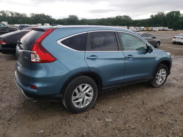 5J6RM4H76GL052465 - 2016 HONDA CR-V EXL BLUE photo 3