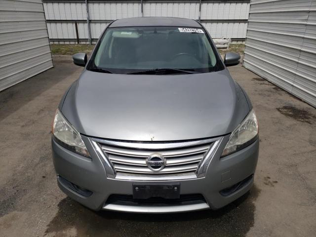 3N1AB7AP5DL647010 - 2013 NISSAN SENTRA S GRAY photo 5