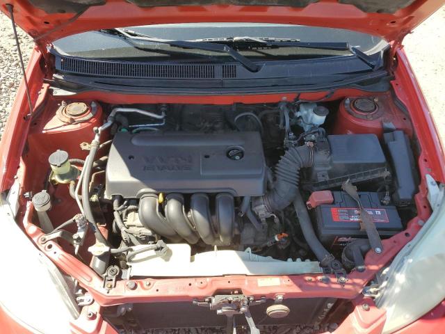 2T1KR32E86C598961 - 2006 TOYOTA COROLLA MA XR Червоний фото 11