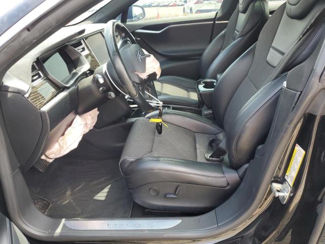 5YJSA1E11HF202534 - 2017 TESLA MODEL S შავი ფოტო 7