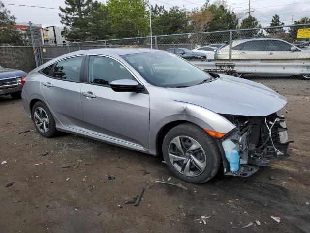 2HGFC2F68MH541888 - 2021 HONDA CIVIC LX SILVER photo 4