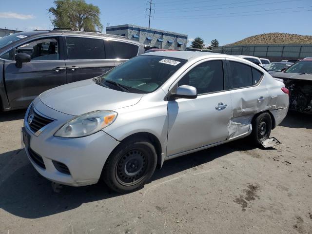 3N1CN7AP5DL864282 - 2013 NISSAN VERSA S SILVER photo 1