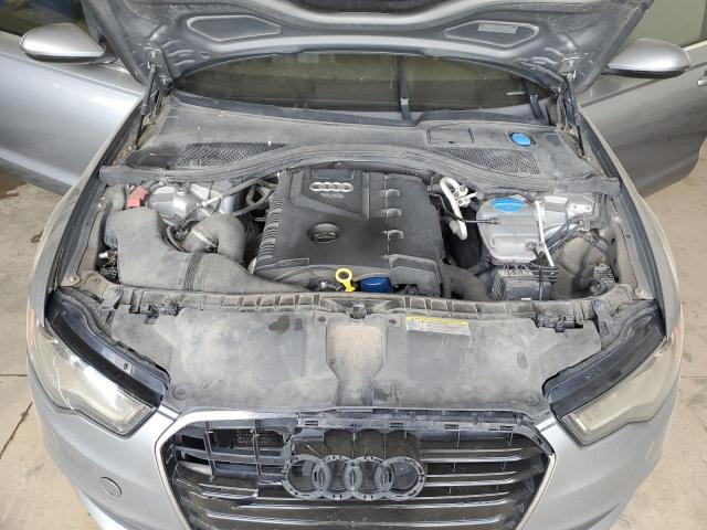 WAUGFAFC4EN075537 - 2014 AUDI A6 PREMIUM PLUS SILVER photo 11