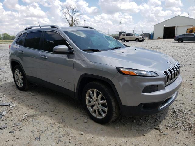 1C4PJMDS2FW769927 - 2015 JEEP CHEROKEE LIMITED SILVER photo 4