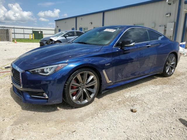 JN1FV7EK6KM360385 - 2019 INFINITI Q60 RED SPORT 400 BLUE photo 1