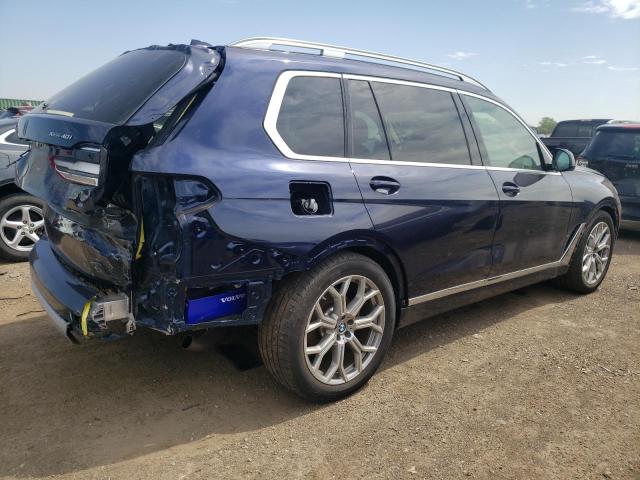 5UXCW2C06M9H60360 - 2021 BMW X7 XDRIVE40I BLUE photo 3