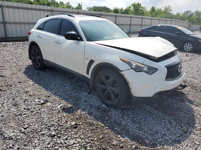 JN8CS1MU2HM141347 - 2017 INFINITI QX70 WHITE photo 4