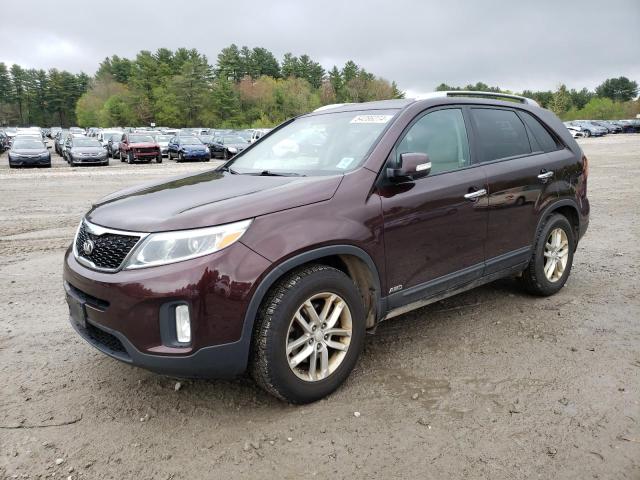 5XYKTCA61FG654402 - 2015 KIA SORENTO LX MAROON photo 1