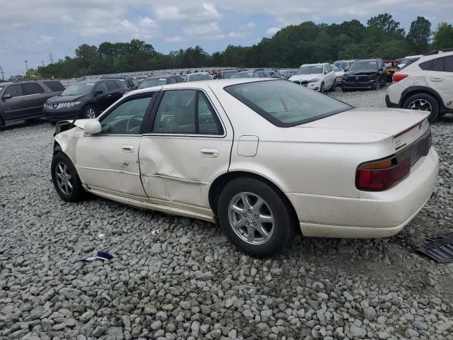 1G6KY5496YU196251 - 2000 CADILLAC SEVILLE STS WHITE photo 2