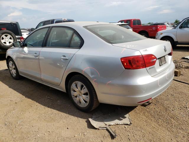 3VW2K7AJ7CM348525 - 2012 VOLKSWAGEN JETTA BASE Gümüş foto 2