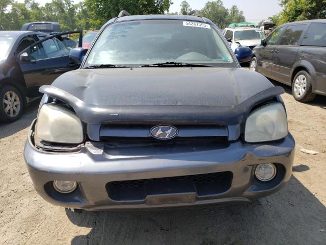 KM8SC73D66U102360 - 2006 HYUNDAI SANTA FE GLS BLUE photo 5